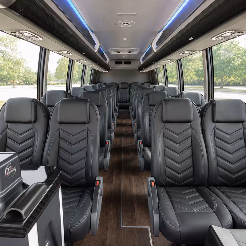15-35 Passenger Minibus Interior