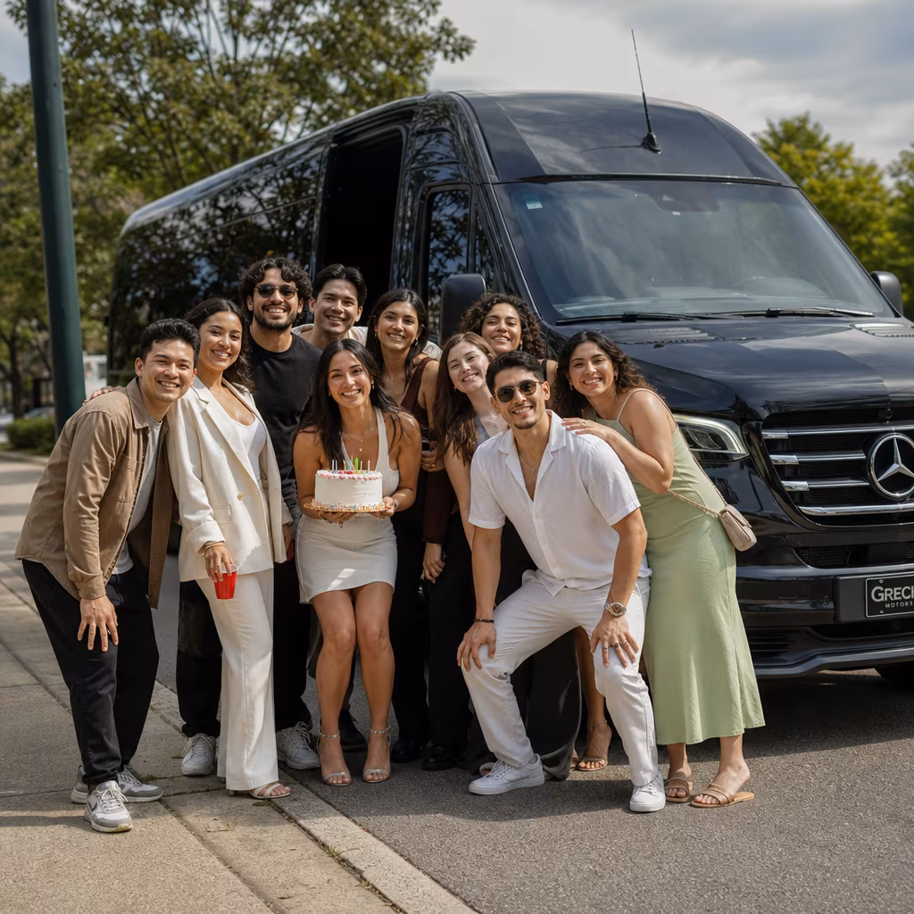 Birthday party bus