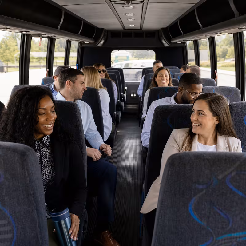 Black Mercedes Sprinter van staged for an Hialeah Corporate Transportation group