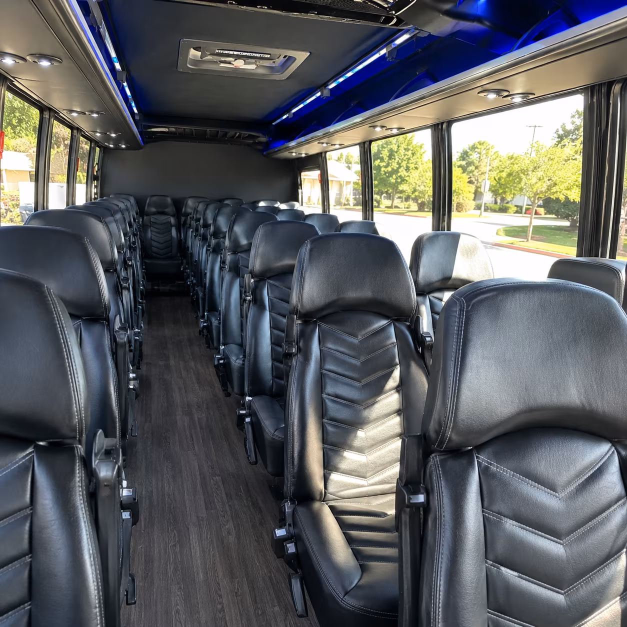 Hialeah Airport Shuttle & Transportation party bus exterior