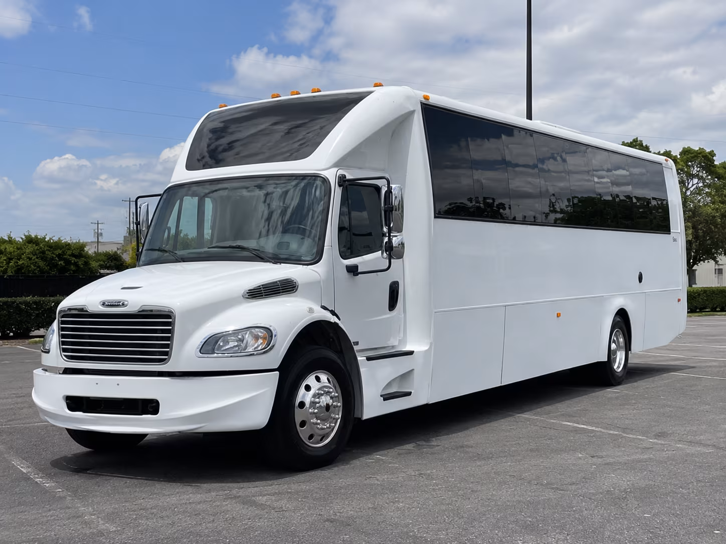 Hialeah Birthday, Sweet 16, & Quinceañera Transportation party bus exterior
