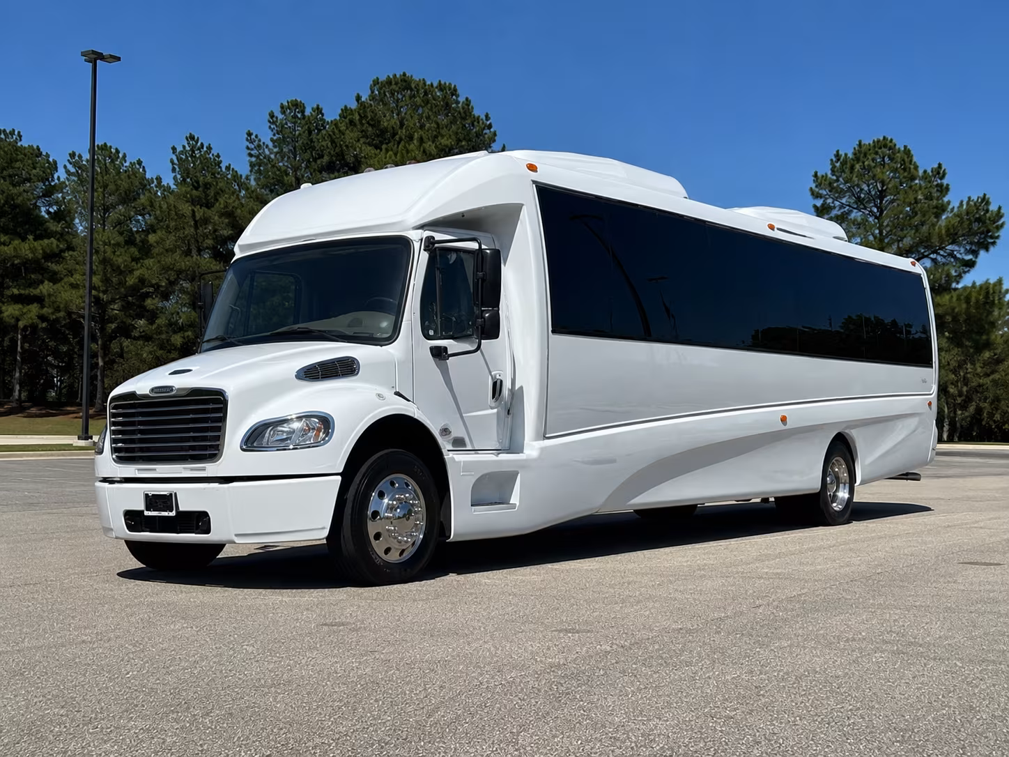 Hialeah Birthday, Sweet 16, & Quinceañera Transportation party bus exterior