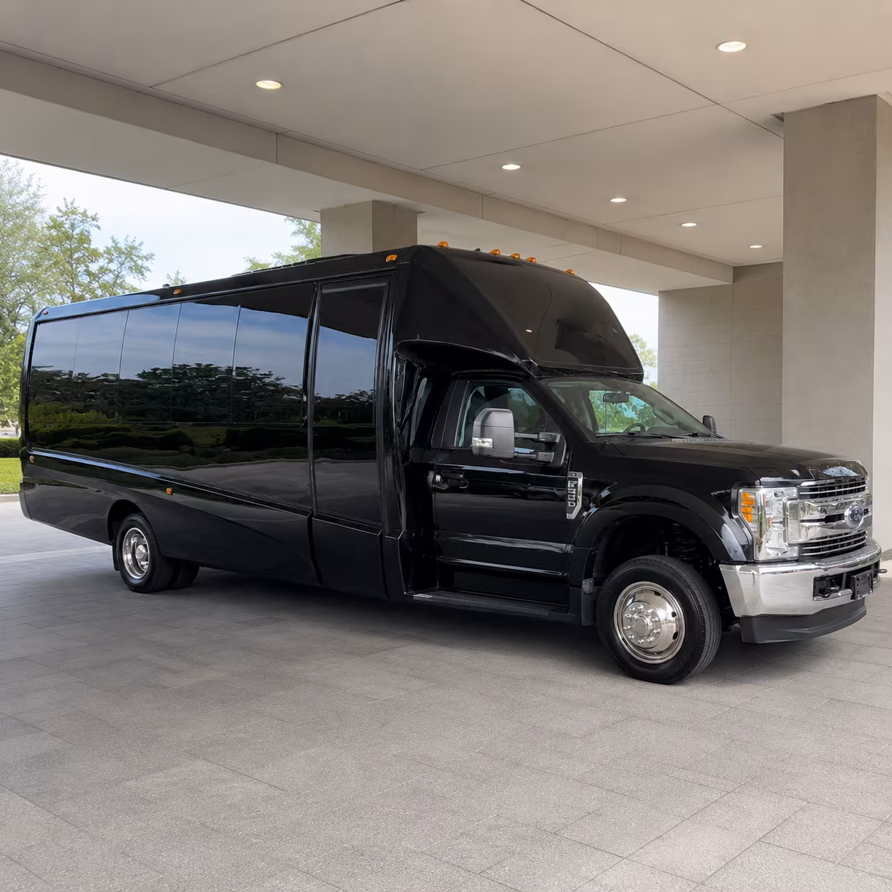 Hialeah Private Event Transportation party bus exterior