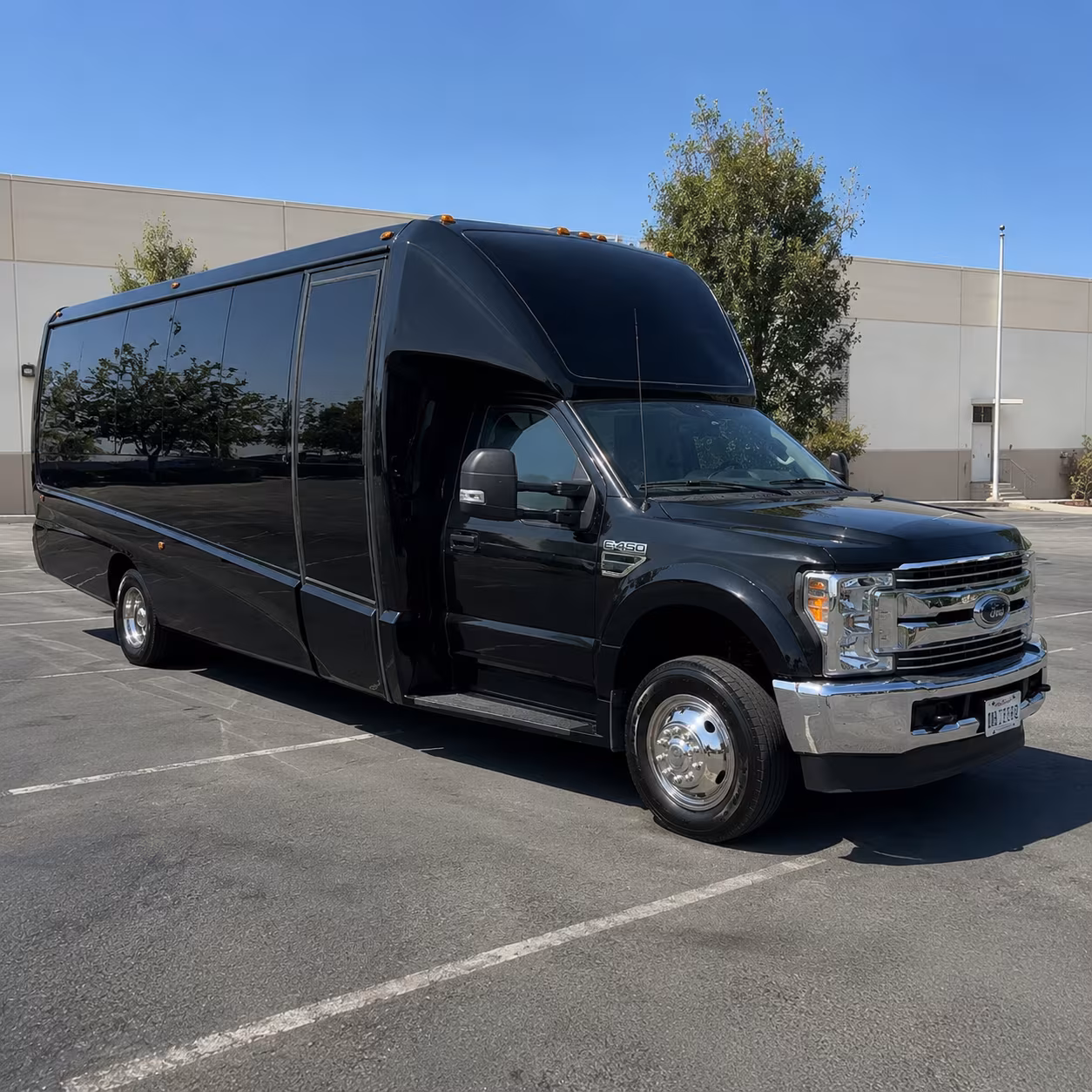 Hialeah Private Event Transportation party bus exterior