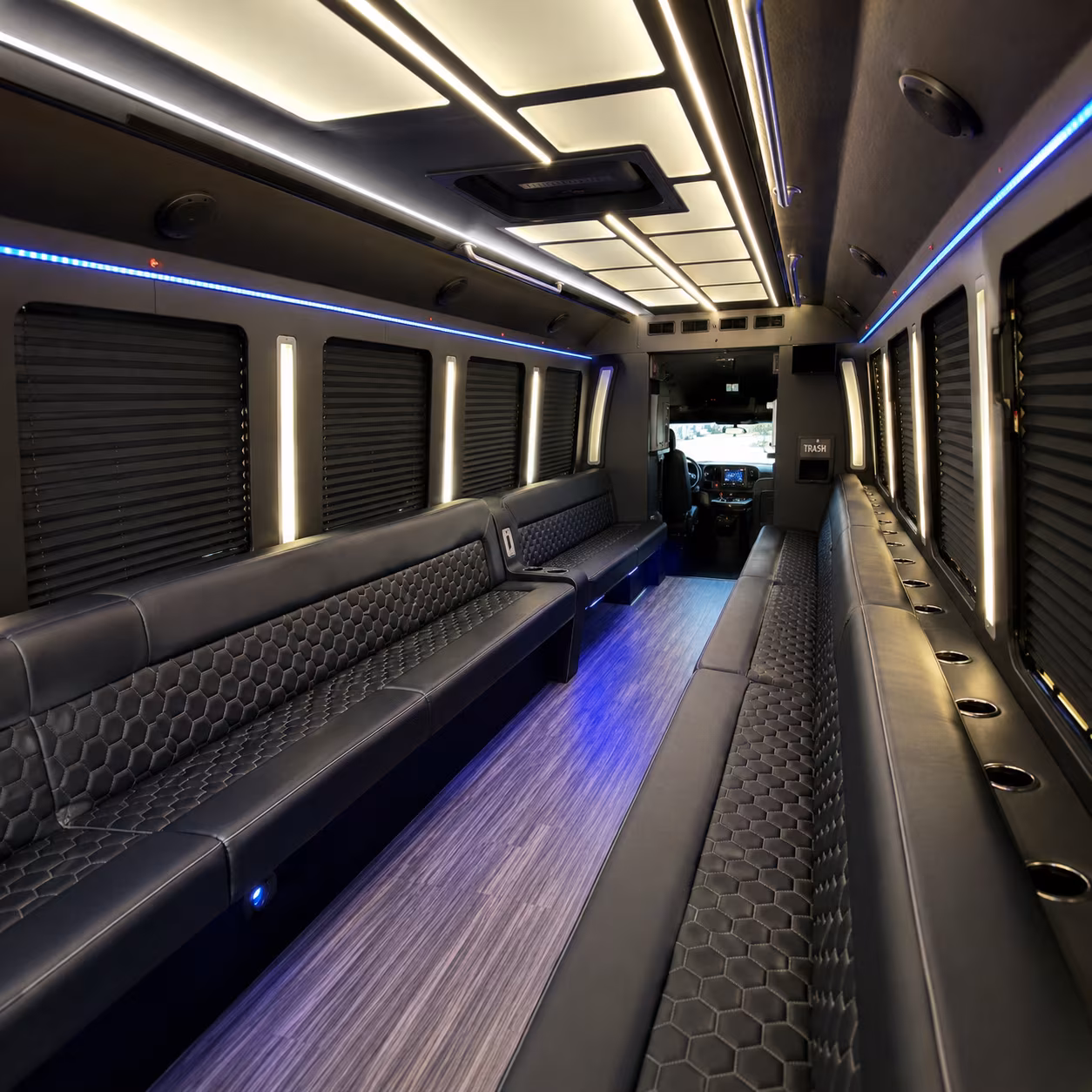 Hialeah Prom & Homecoming Transportation party bus exterior