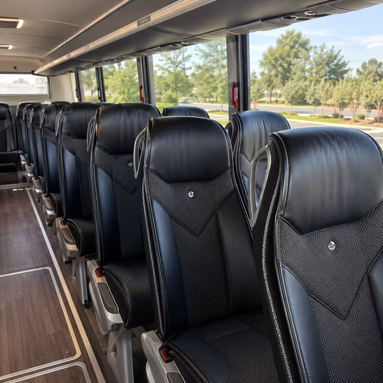 Hialeah School Event Transportation party bus exterior