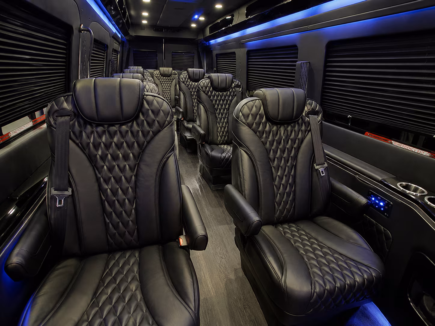 Hialeah School Event Transportation party bus exterior