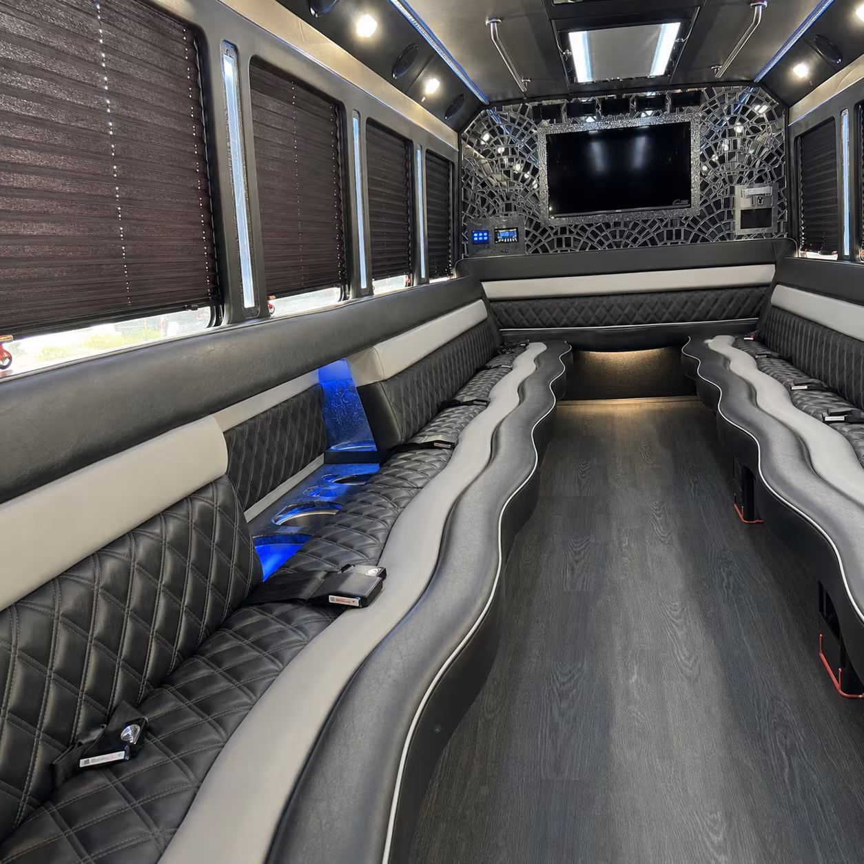 Hialeah Sporting Event Transportation party bus exterior