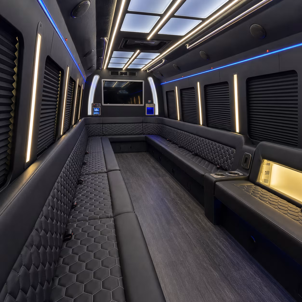 Hialeah Sporting Event Transportation party bus exterior