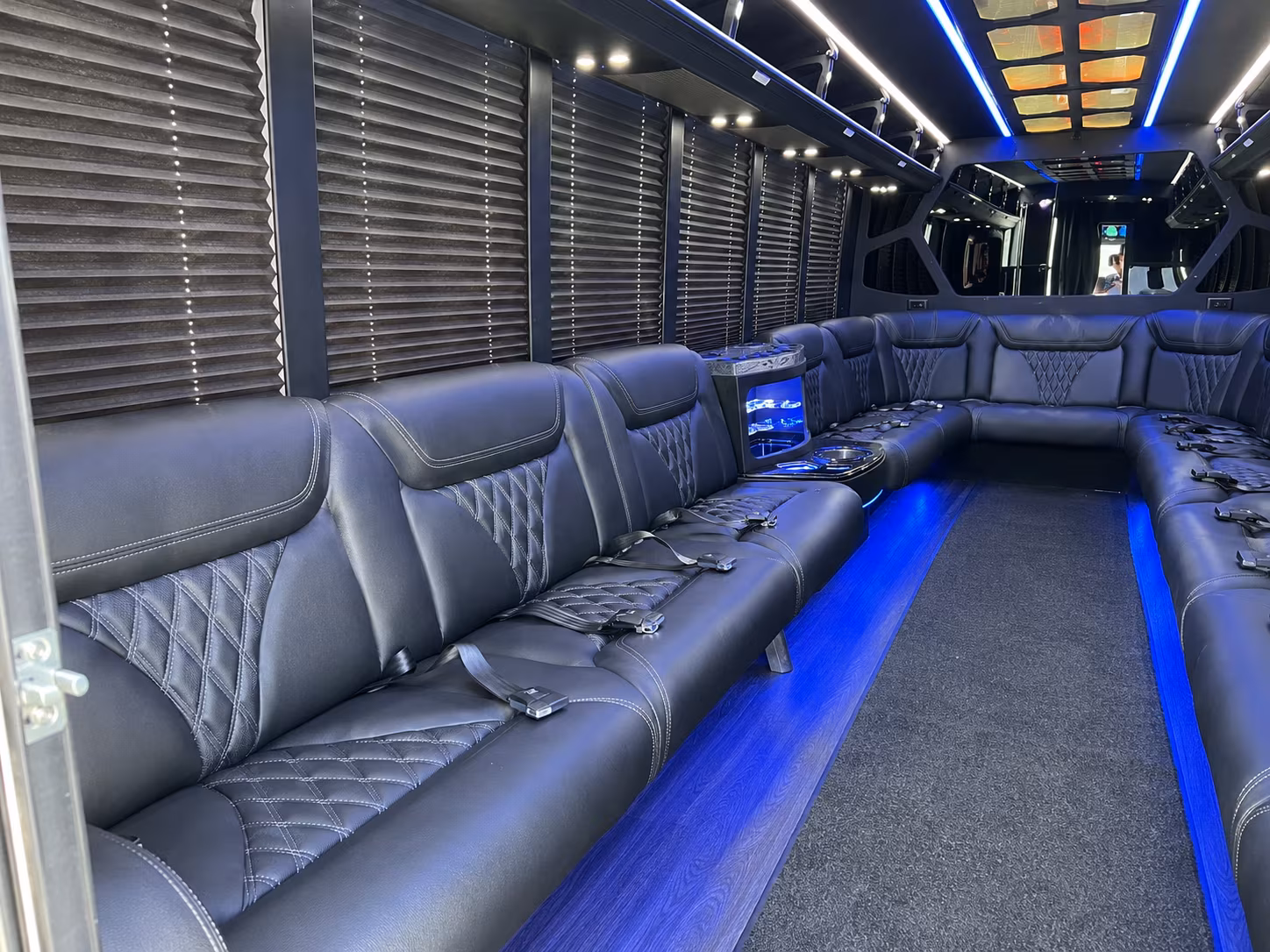 Hialeah Wedding Transportation party bus exterior