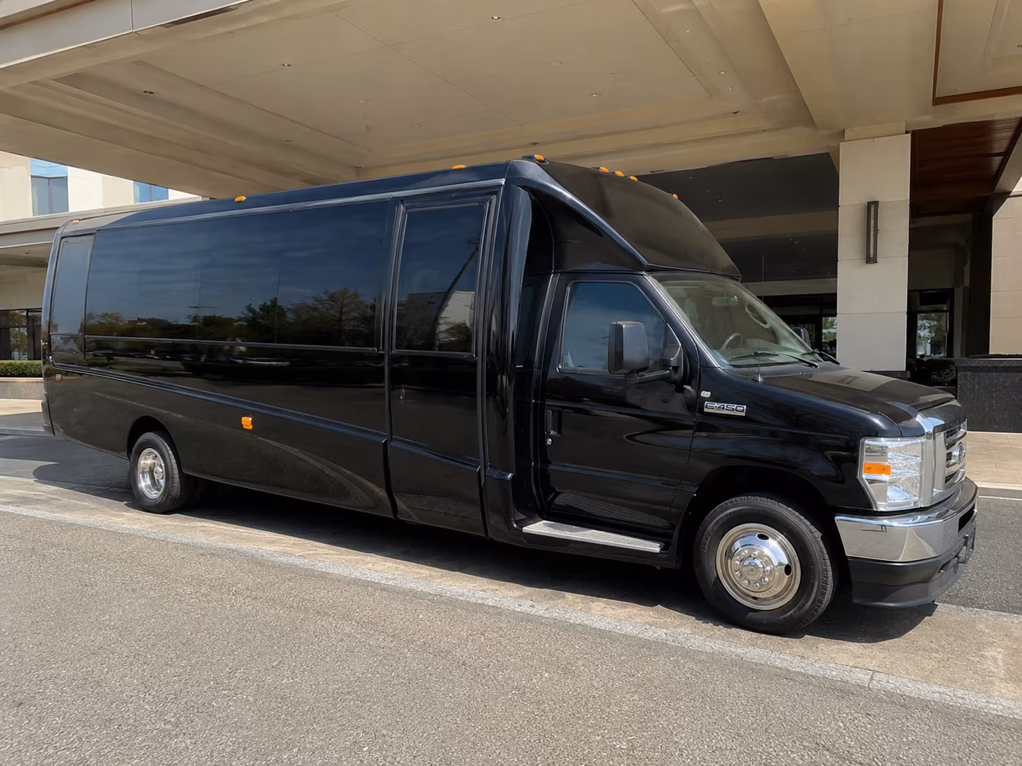 Hialeah Wedding Transportation party bus exterior