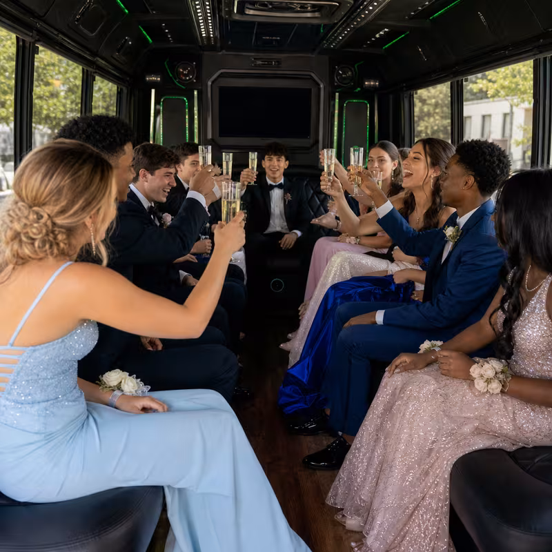 Hialeah Prom & Homecoming Transportation fleet vehicle