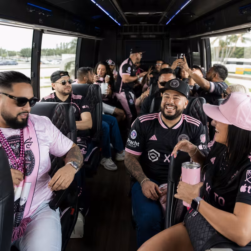 Hialeah Sporting Event Transportation fleet vehicle