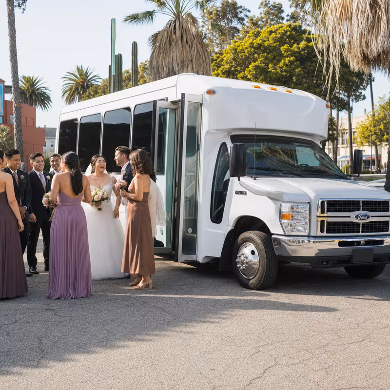 Hialeah Wedding Transportation fleet vehicle