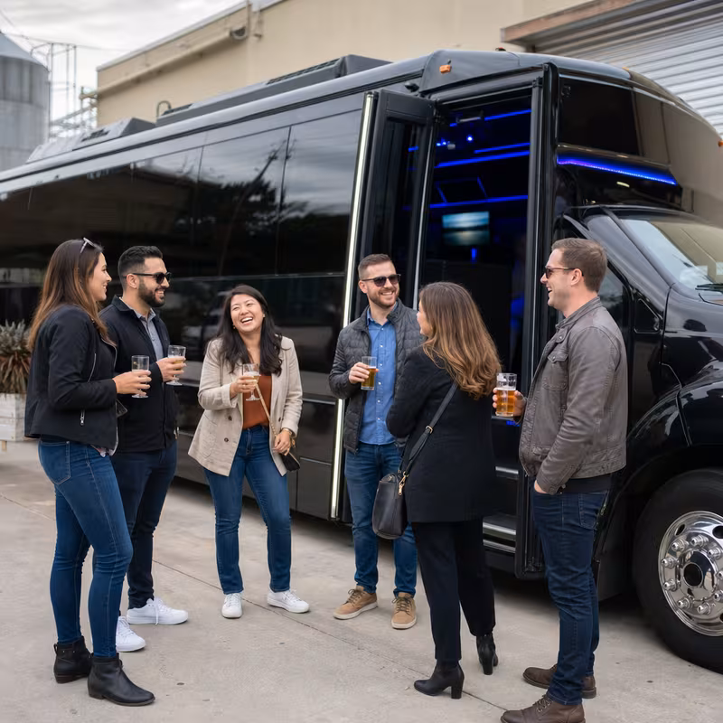 Hialeah Winery & Brewery Tour Transportation fleet vehicle
